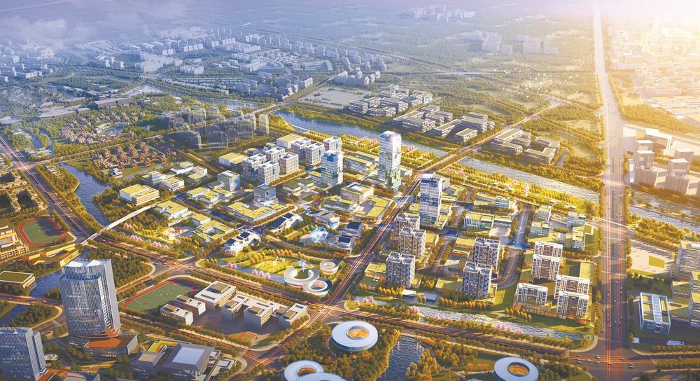 清水河高新技术产业走廊效果图