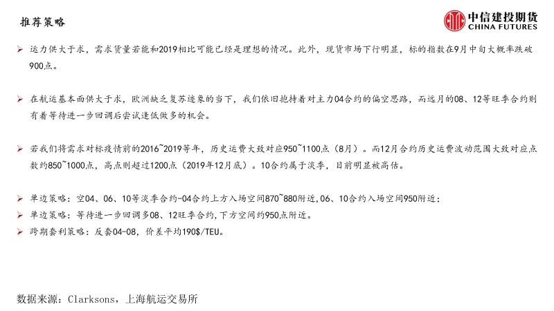 集运指数期货：欧线下方空间仍存，关注季节性带来纠偏机会