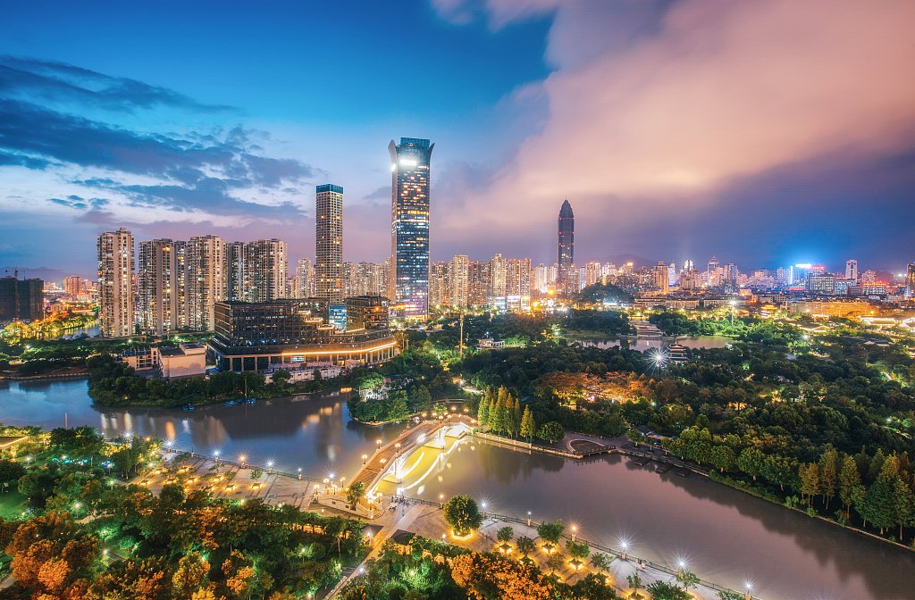 温州城市风光 视觉中国 资料图