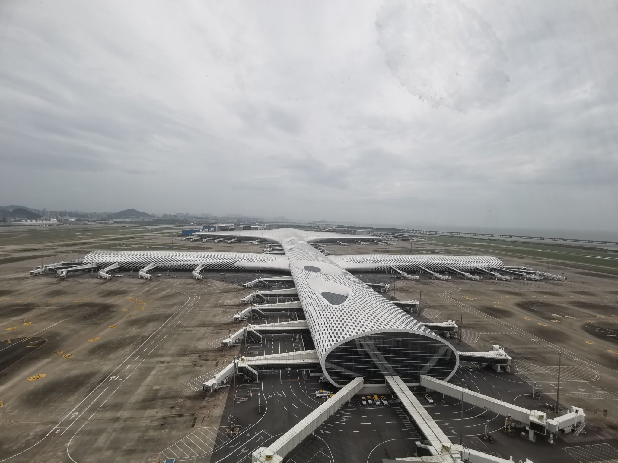深圳宝安国际机场停机坪.受访者供图