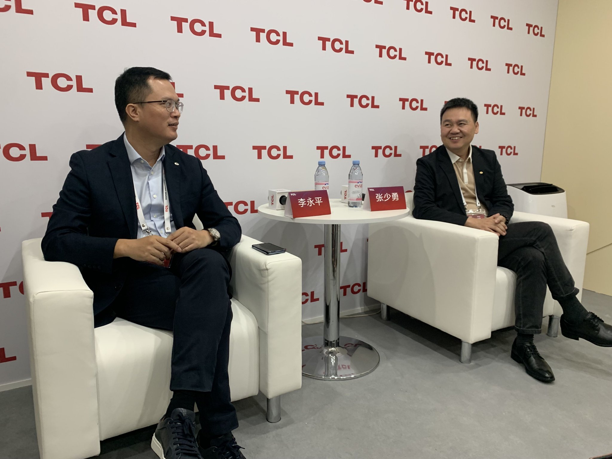"tcl实业副总裁,tcl电子ceo张少勇在2023 ifa展上向第一财经记者表示