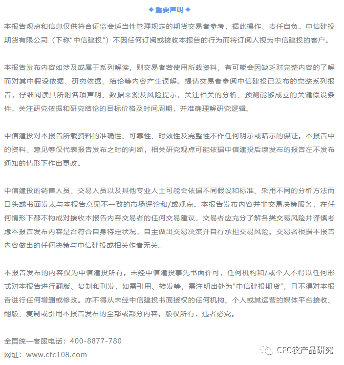 【菜系周报】品种间或有分化，关注套利机会