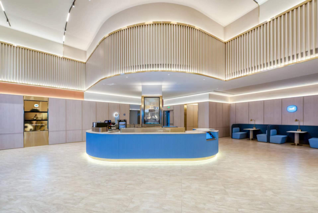 汉庭3.5新品酒店大堂典型设计.新京报资料图