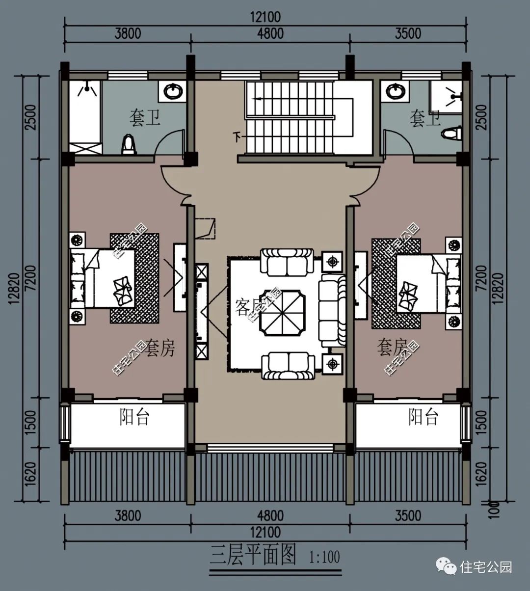 10套三层及以上的农村自建房必备户型,下半年建房不愁了(766~1011)