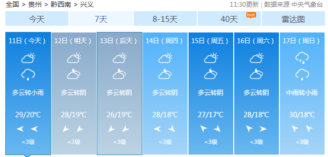 来源：黔气象、中国天气网