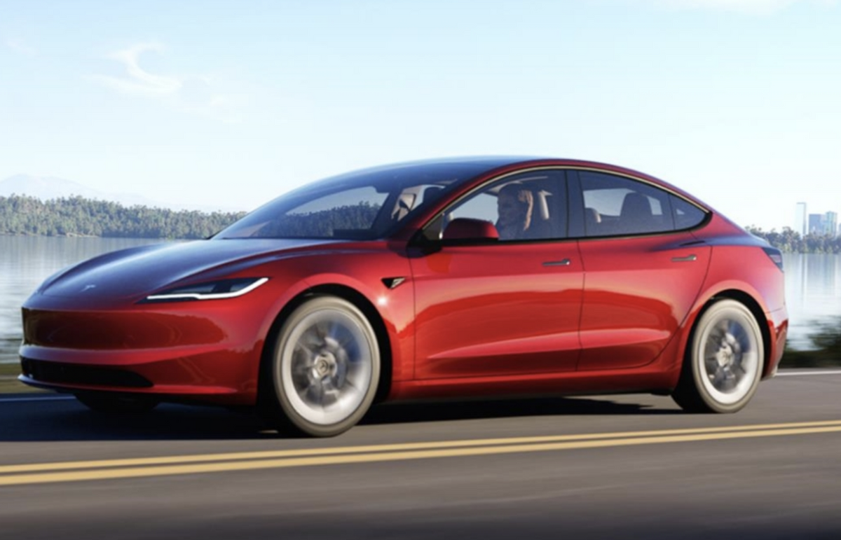 特斯拉model3现身工信部尺寸加长2599万起
