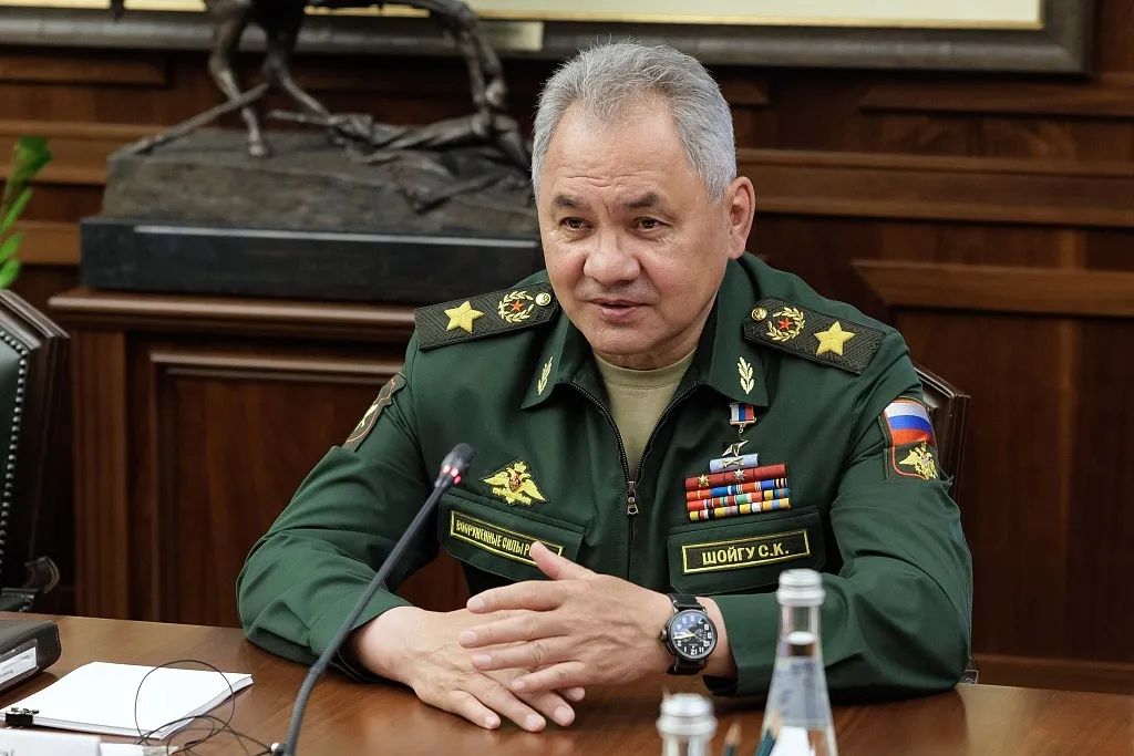 俄罗斯国防部长绍伊古 资料图 图源:视觉中国