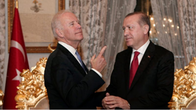 美国总统拜登（左）、土耳其总统埃尔多安（右）资料图 图源：《欧洲动态》