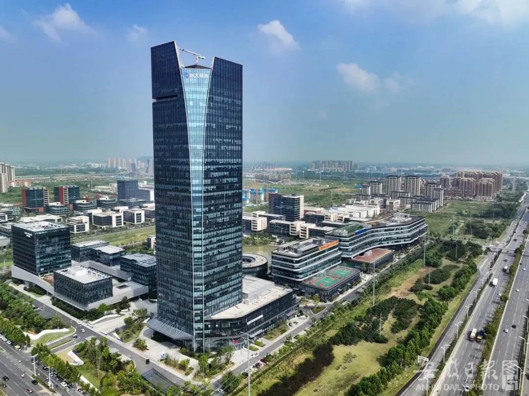 8月24日航拍的中安创谷科技园.徐旻昊 摄