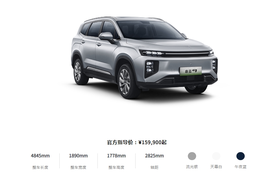 睿蓝9 图源：力帆官方网站