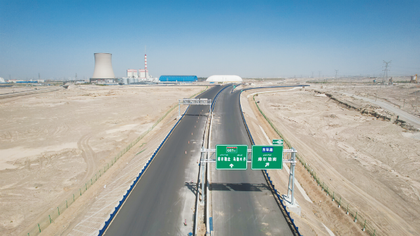 【我的重点项目报告】乌尉高速库尔勒南互通至尉犁段月底通车|新疆