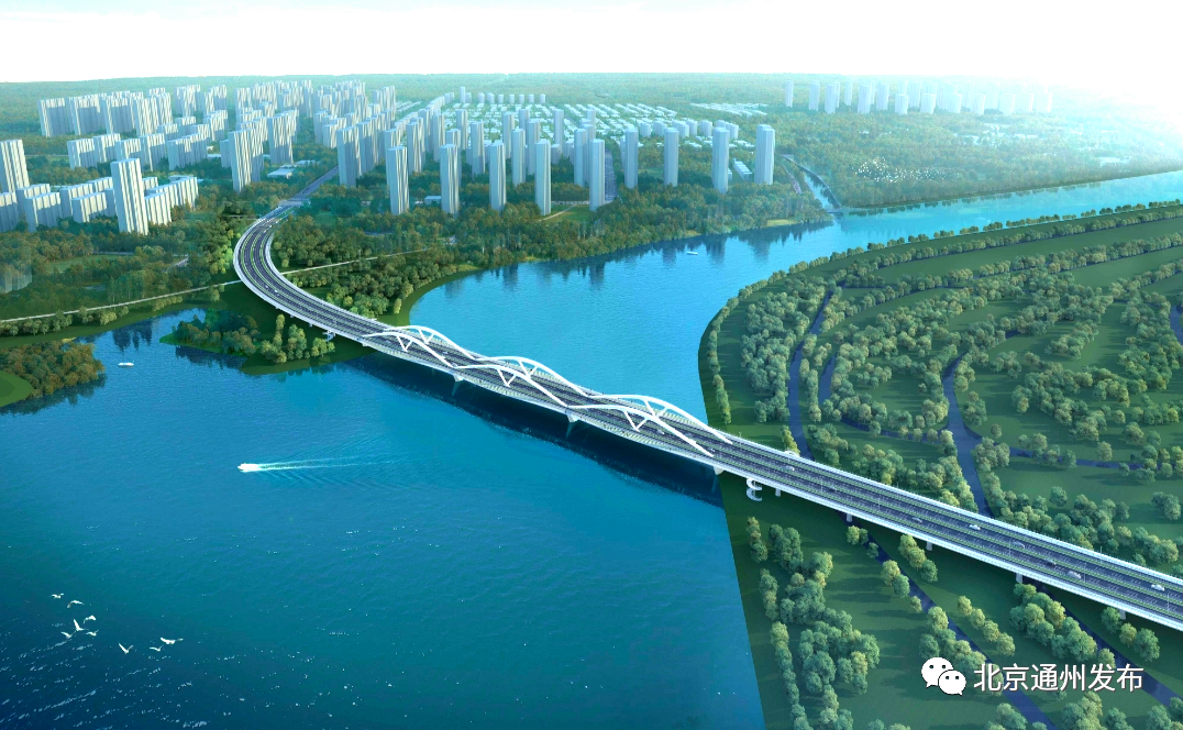 潮白河大桥效果图