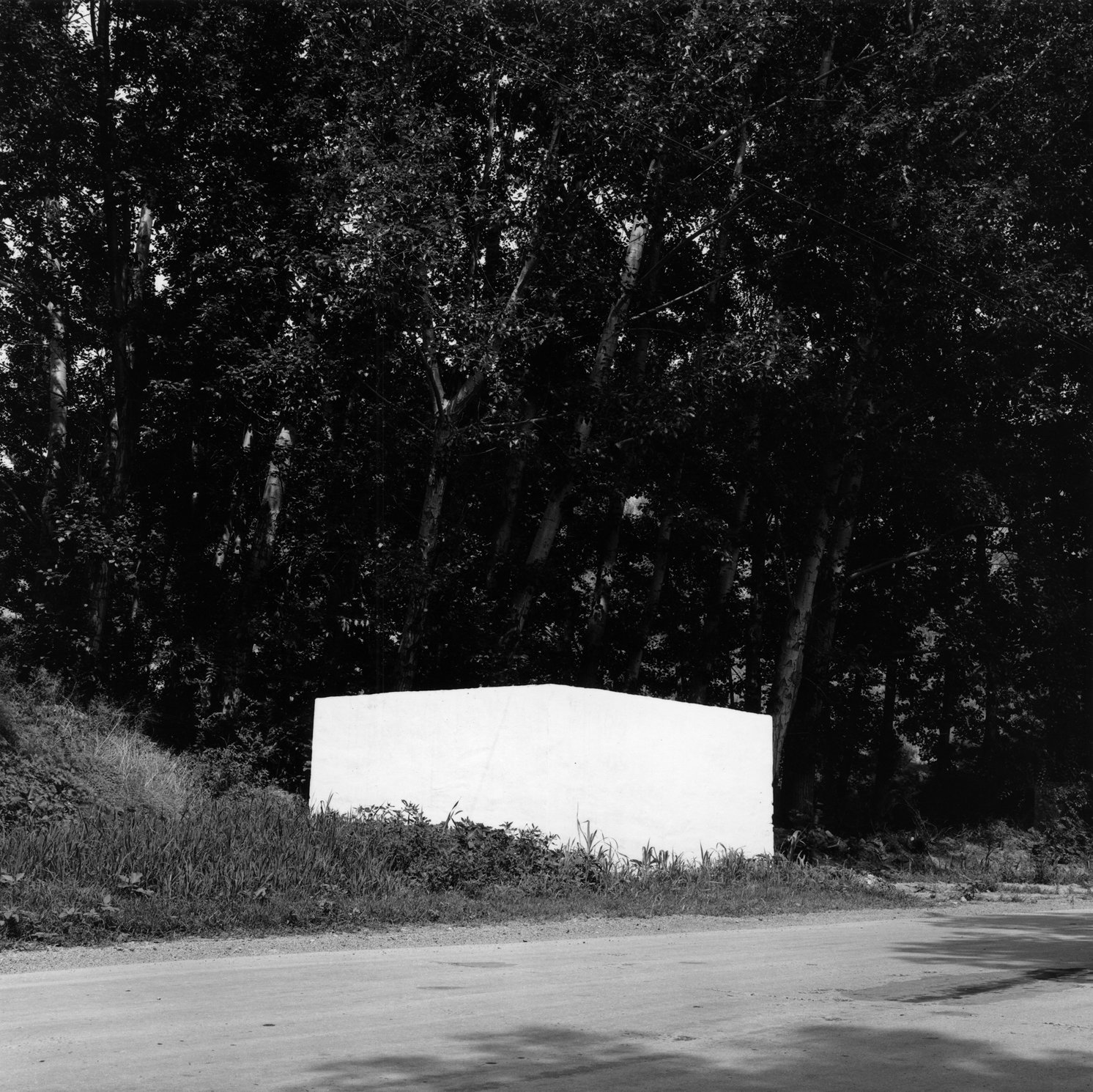 白方块,内蒙古,2019年.付羽作品