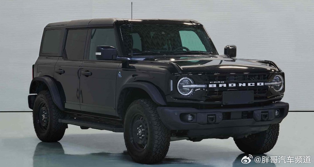 福特bronco该车长189190英寸宽815英寸高783英寸
