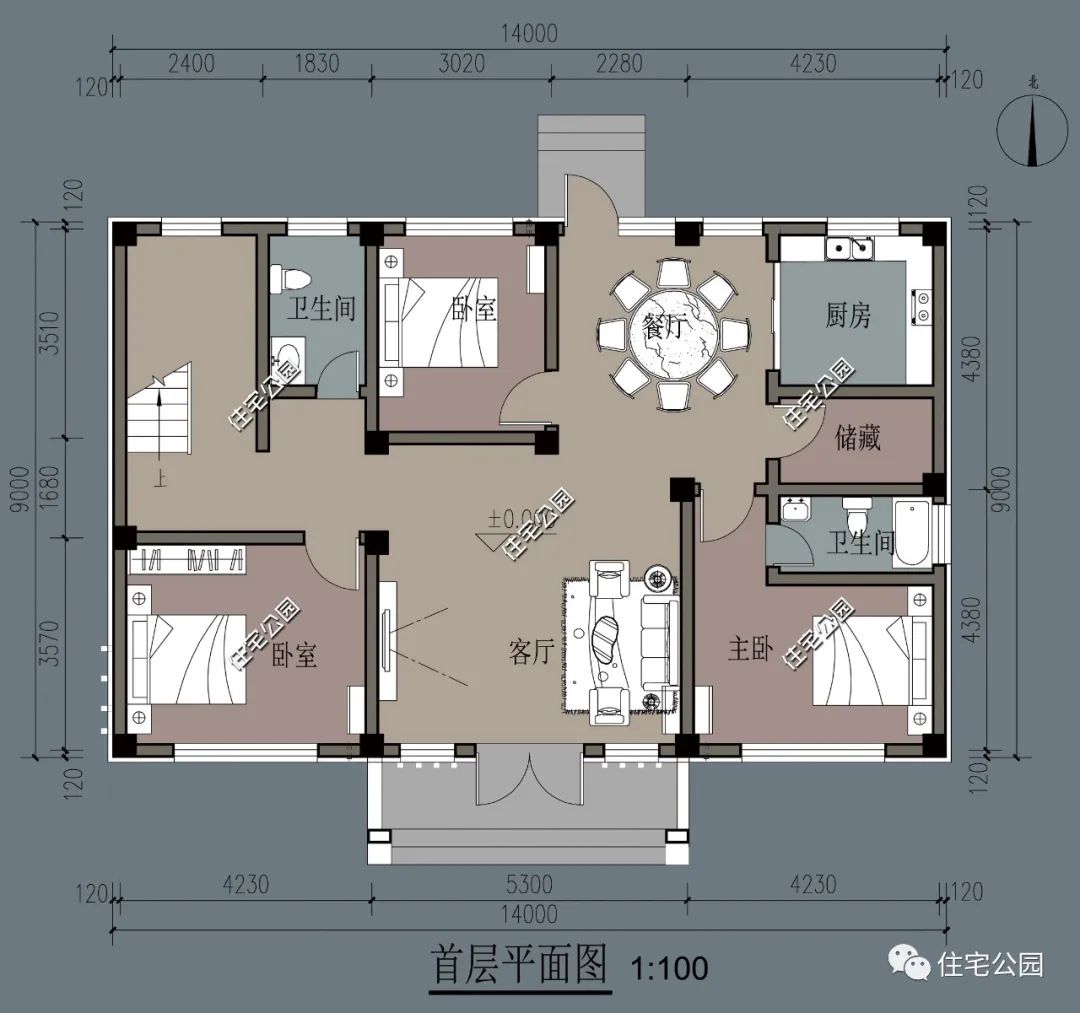 农村房布局图片