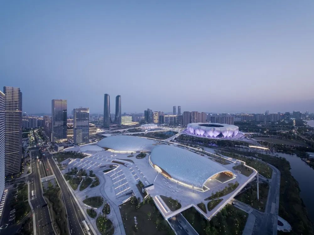中国建筑承建的杭州亚运三馆项目