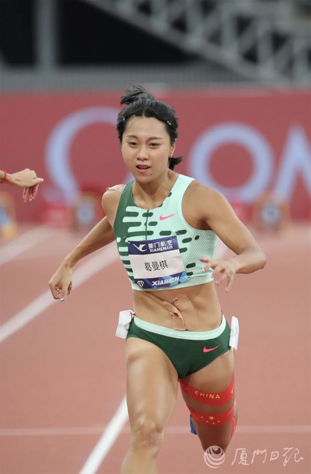 厦门田径选手葛曼棋./厦门日报记者 路鹏宇 摄
