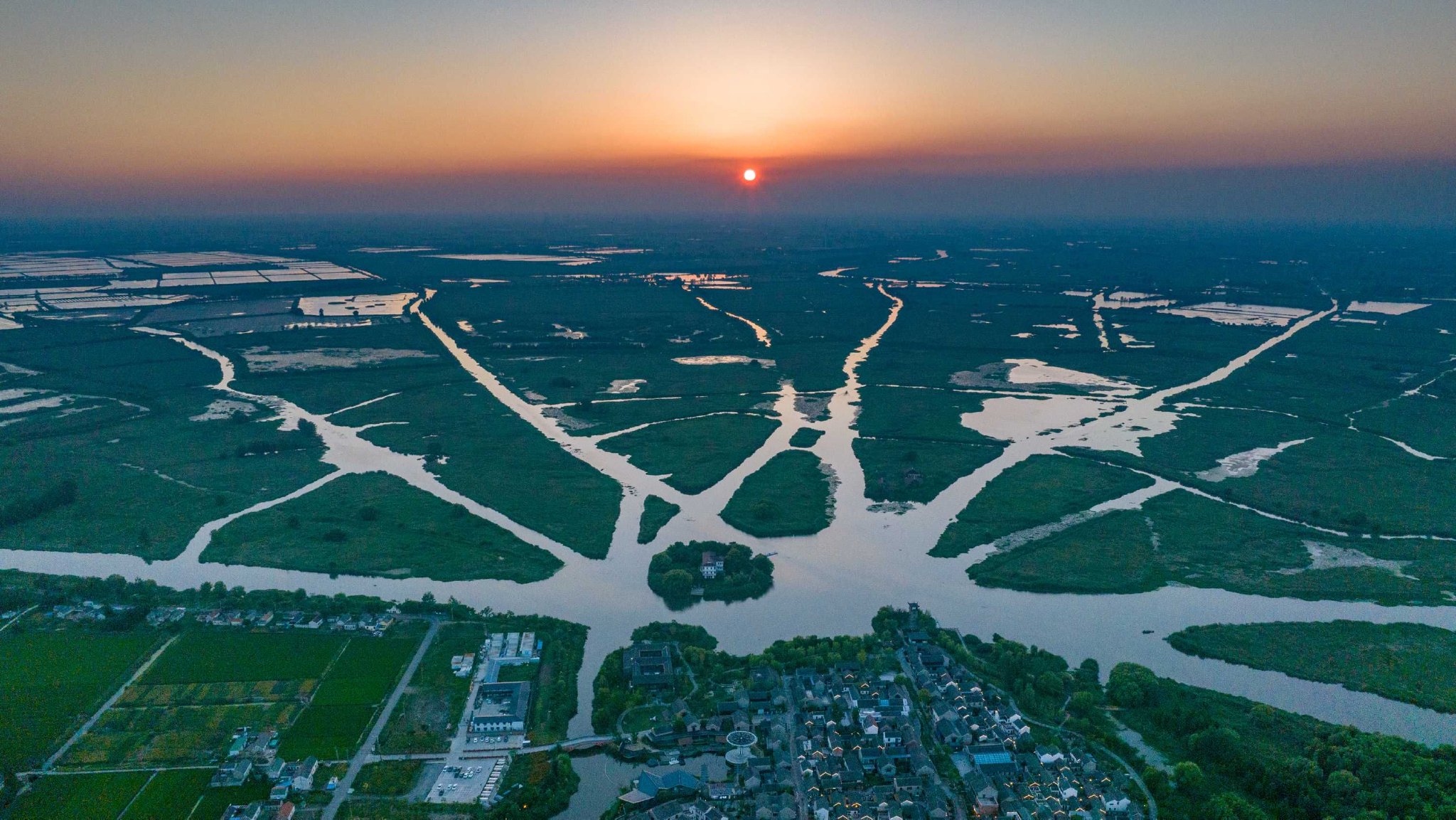 江苏省盐城市建湖县九龙口国家湿地公园 / 李博 摄