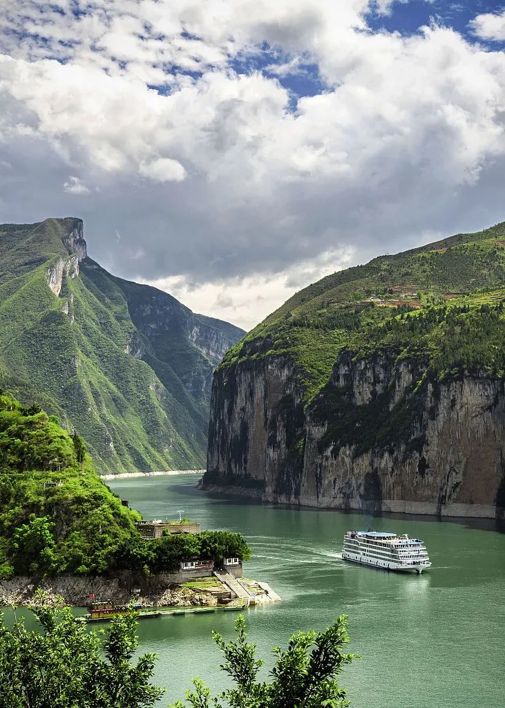 长江夔门风光.(图片来源:视觉中国)