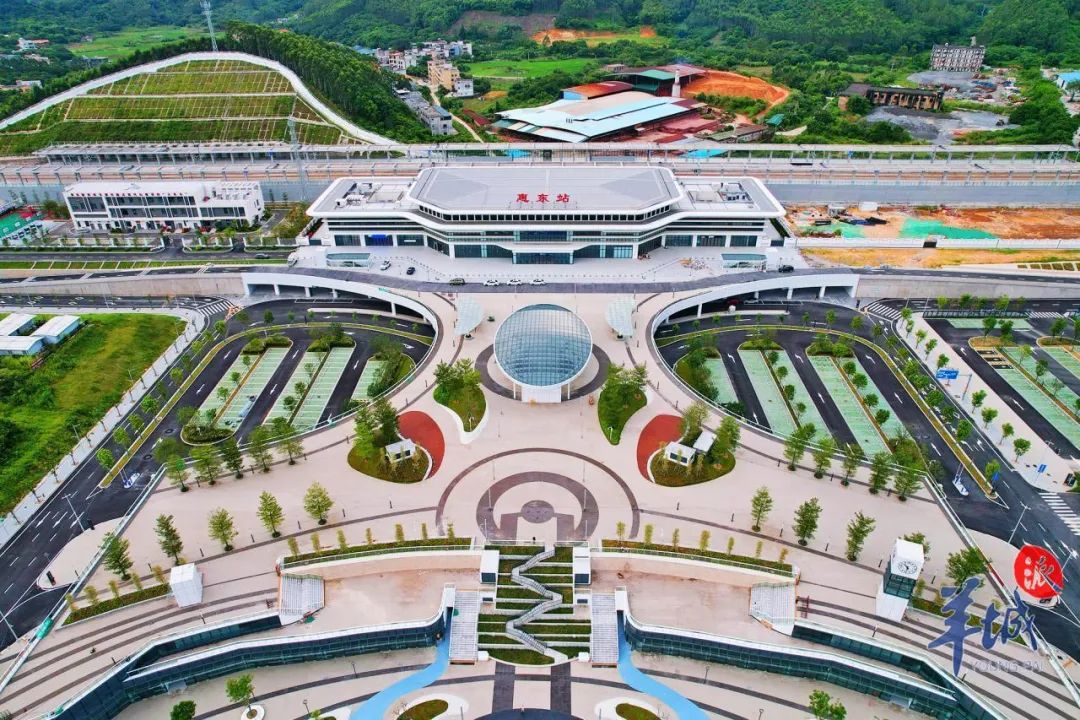 广汕高铁惠东站.通讯员供图