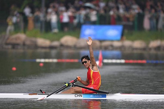 视觉中国供图"从备战世锦赛到参加亚运会时间非常短(2023赛艇世锦赛两