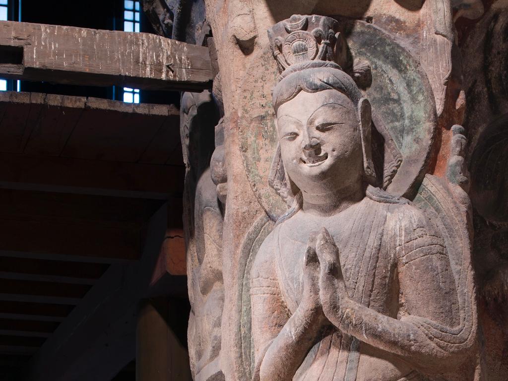 第8窟露齿微笑菩萨.(云冈研究院供图)