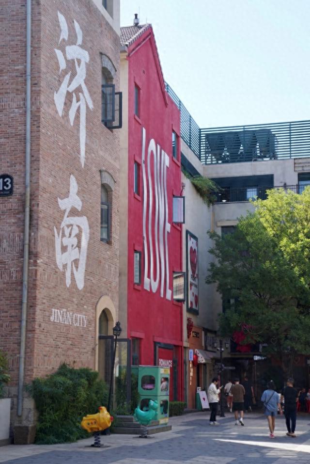 济南网红打卡地老商埠.澎湃新闻记者 王珏玮 摄