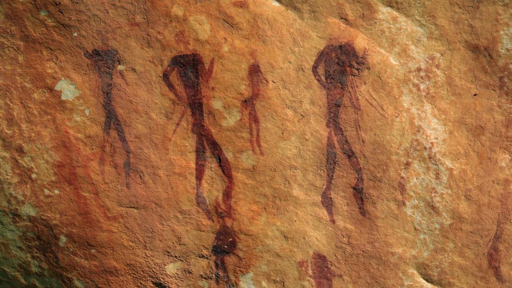 南非洞穴里的岩画