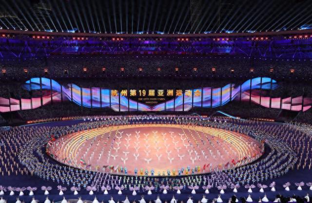 这是9月23日拍摄的杭州亚运会开幕式现场。新华社记者 徐昱 摄