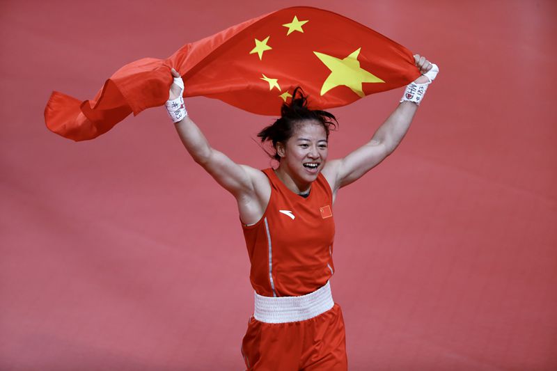 杭州亚运会丨中国选手吴愉夺得拳击女子50公斤级金牌|杭州亚运会|张威