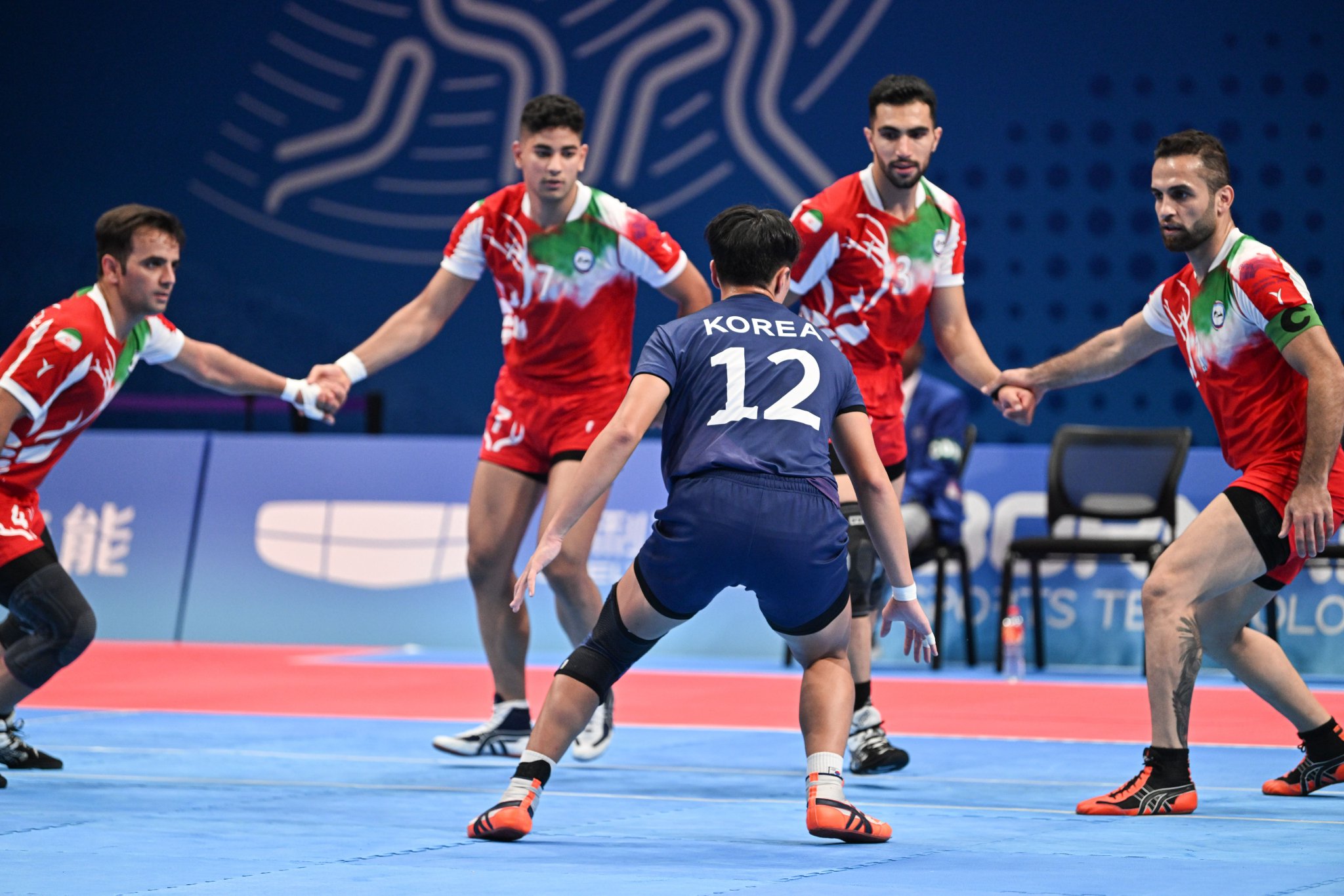 杭州亚运会卡巴迪比赛现场.杭州亚组委供图