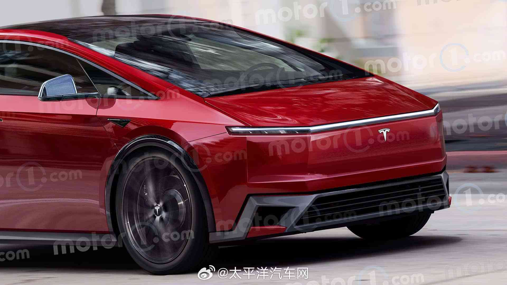 特斯拉model2假想图曝光