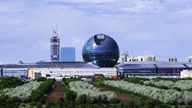 哈萨克斯坦首都阿斯塔纳一景.视觉中国 资料图