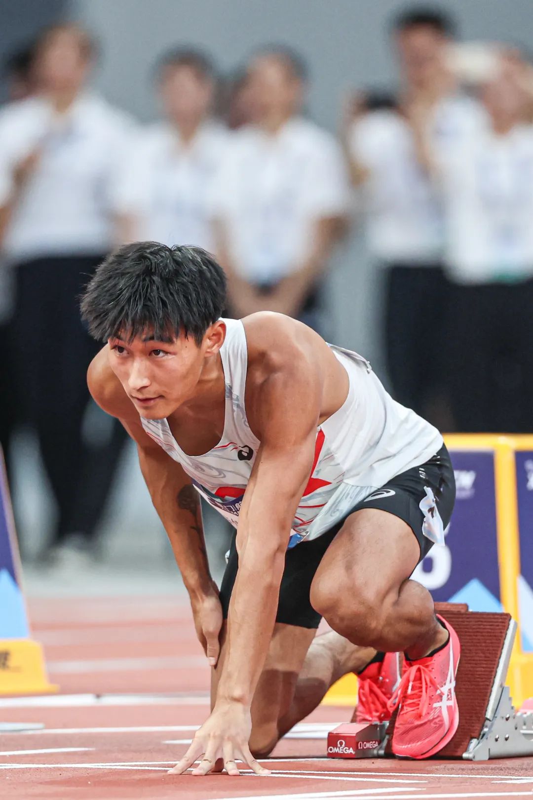 陈佳鹏在钻石联赛比赛中.