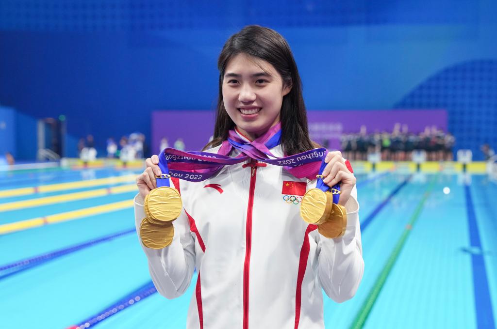 杭州亚运会|中国游泳运动员张雨霏,覃海洋当选亚运会最具价值运动员