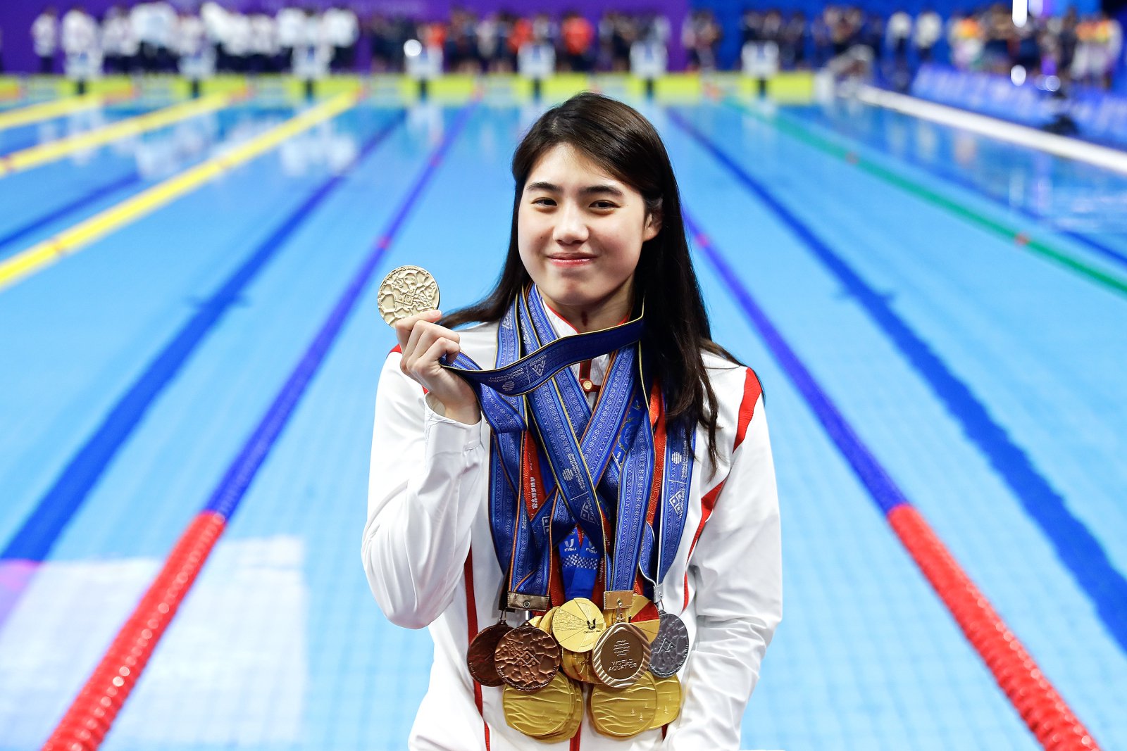 杭州亚运会女子mvp张雨霏.(图片来源:图片来源:杭州亚运会媒体在线)