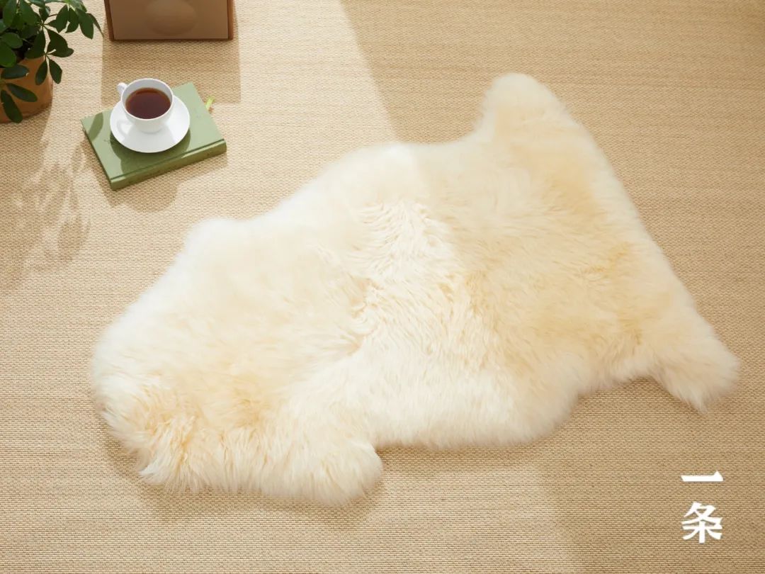 澳洲进口短羊毛沙发,手工缝制,百年上等品质,安稳包裹,赠羊皮毛毯