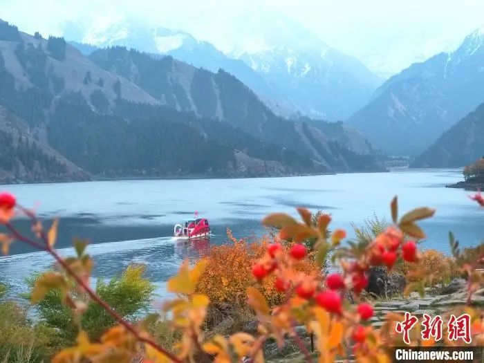 新疆天山天池风景区秋色宜人。中新网记者 王小军 摄