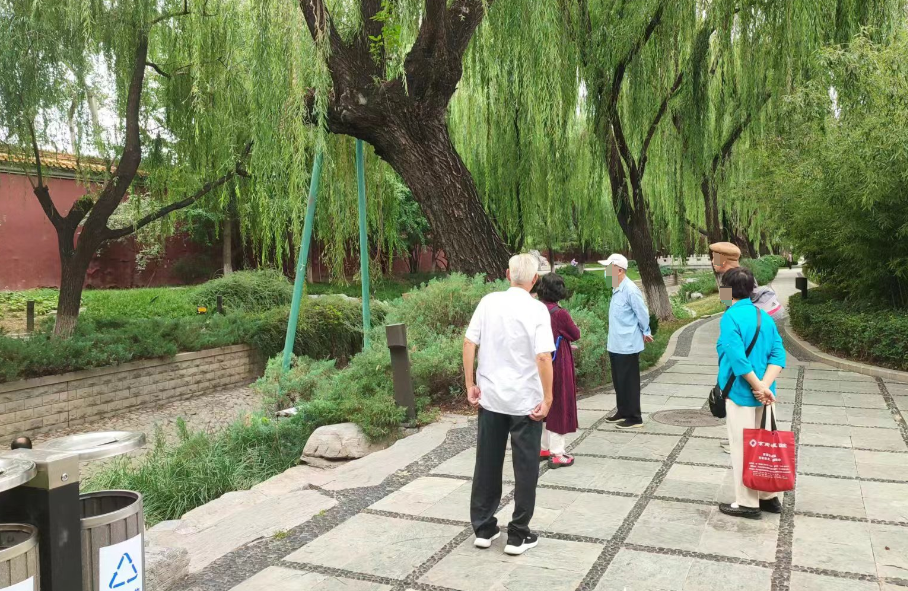 不知道从什么时候开始,小小的菖蒲河公园,成了北京老年人相亲热门胜地