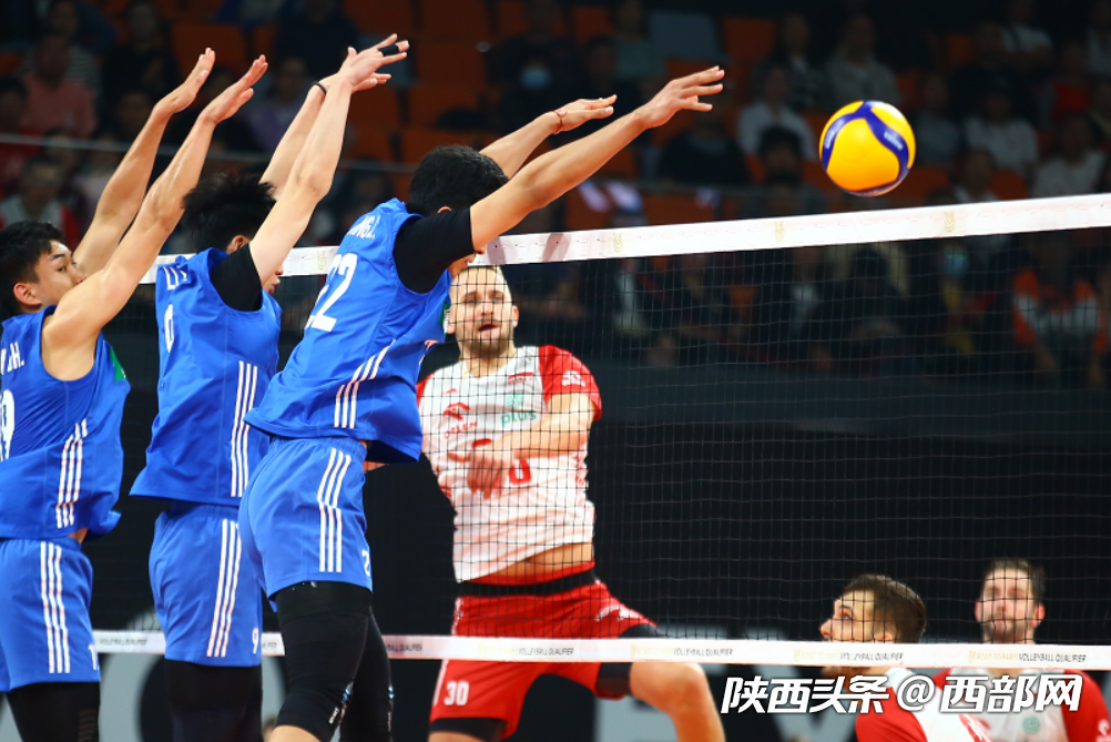 奥运会男排资格赛西安站圆满落幕,中国男排2:3惜败波兰男排.