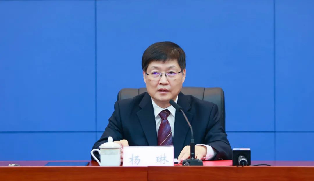 杨琳回答记者提问 李聪冲 摄