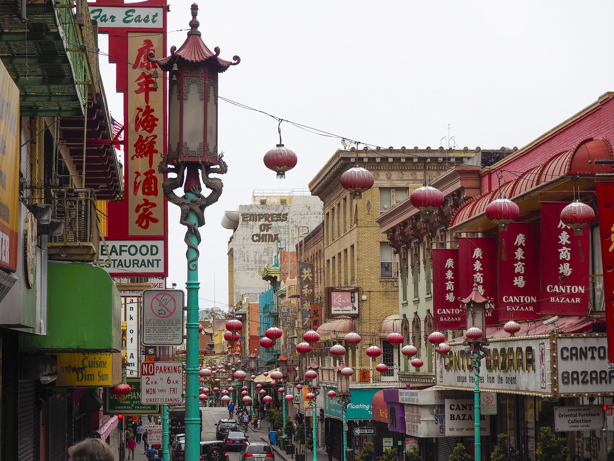 2018年,旧金山唐人街(图片来源:视觉中国)