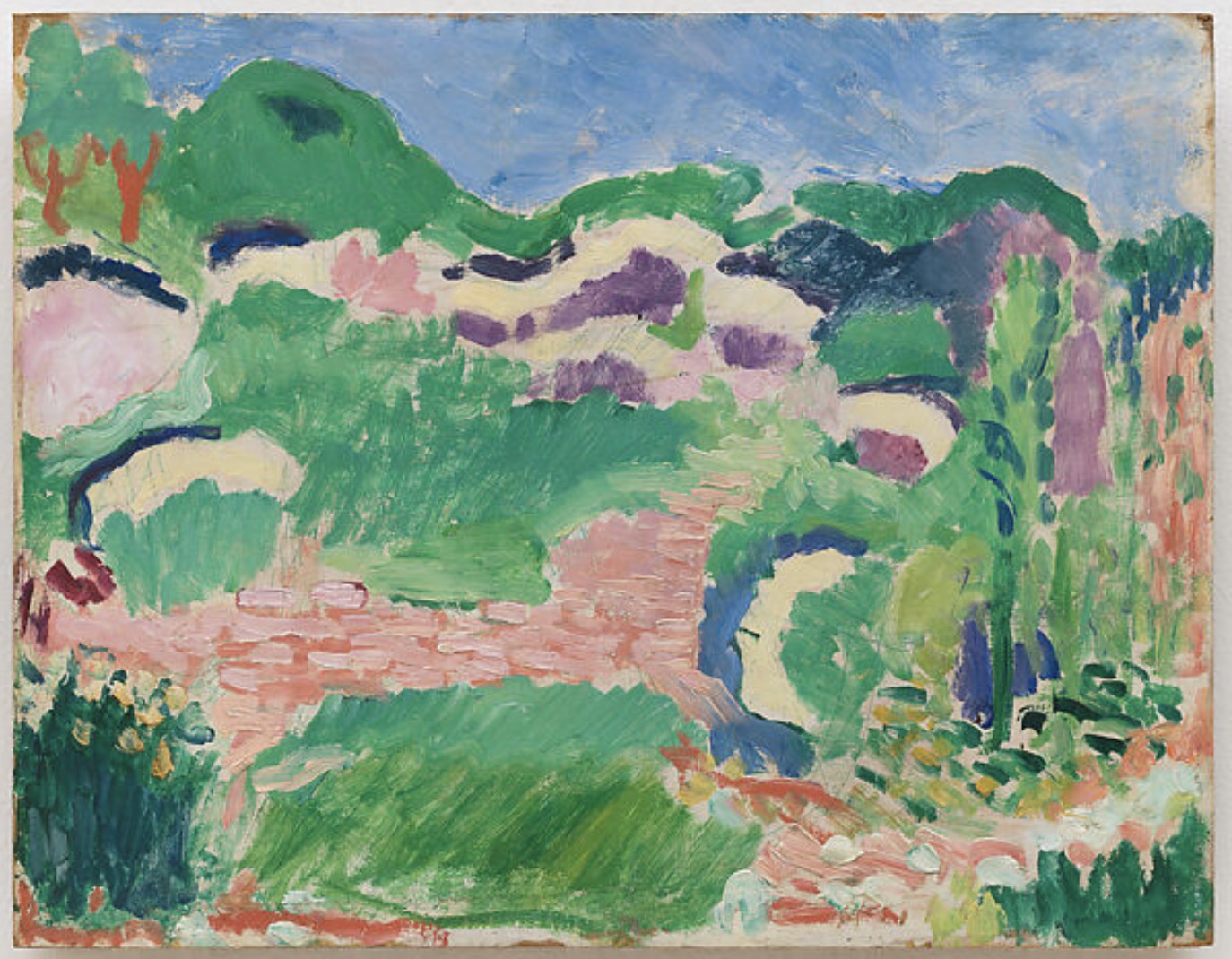 马蒂斯,《风景》,1906