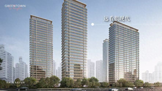 外滩兰庭延续了绿城坚持20多年的弧线美学,提取上海城市地标建筑精粹