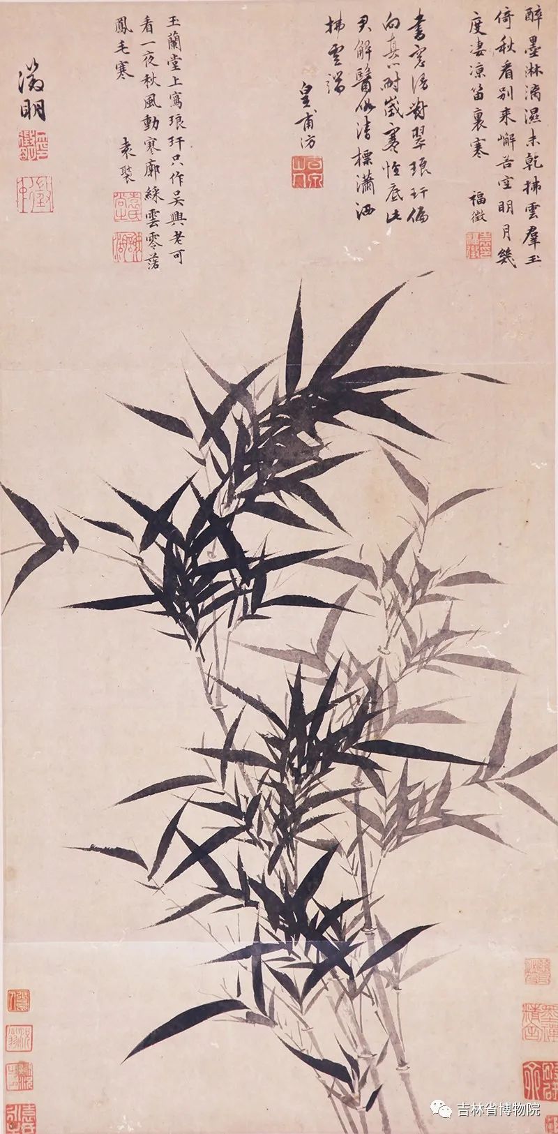 陈洪绶的古梅,文徵明的墨竹,吉林展"君子之风"|文徵明_新浪财经_新浪