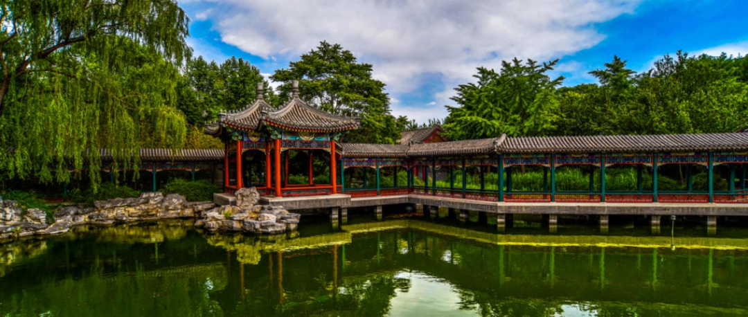 顺承郡王府花园游廊 立新摄影