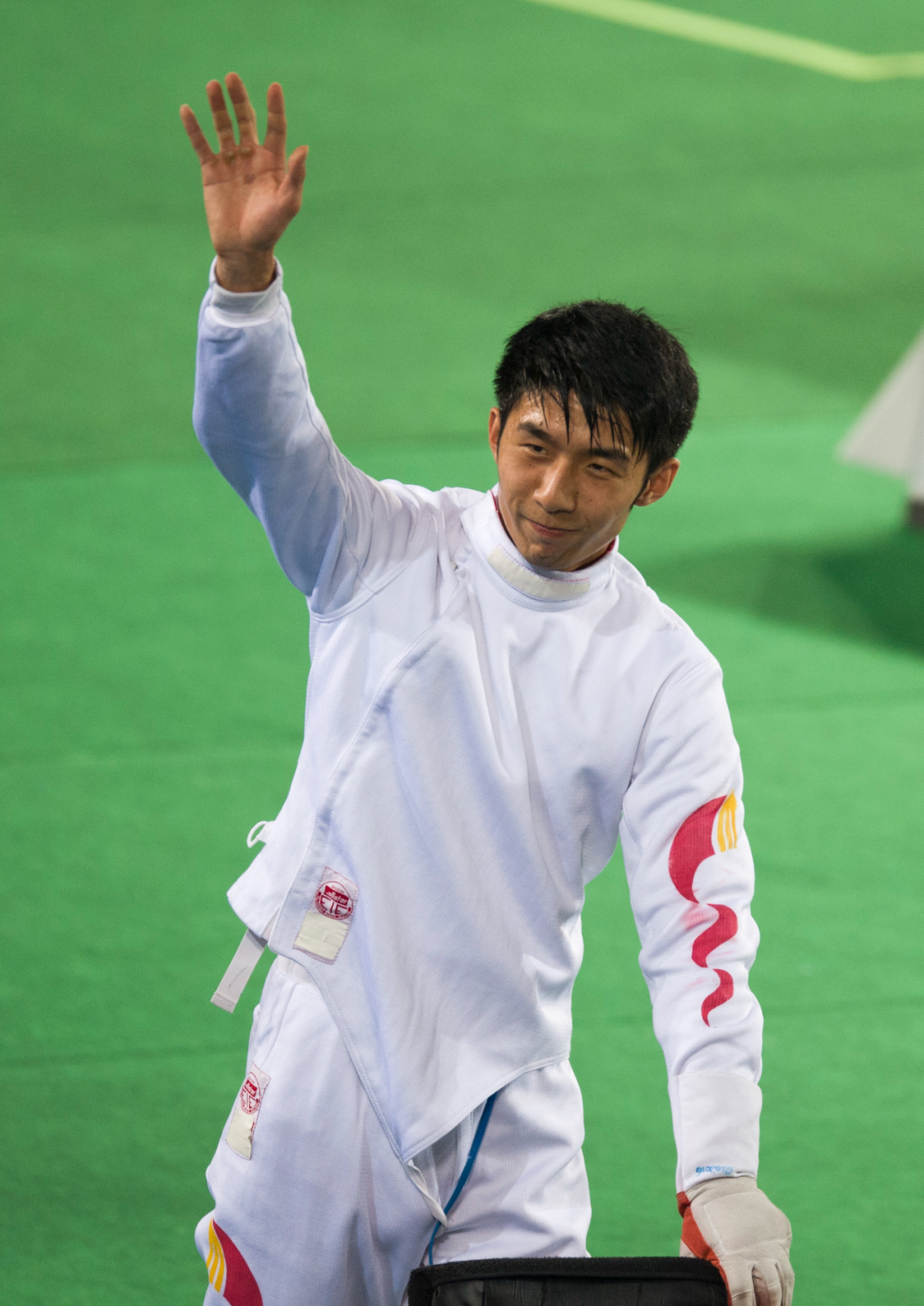 资料图:2016年,孙刚在里约残奥会轮椅击剑男子个人重剑a级决赛中获得