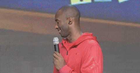 △2013年在《开讲啦》节目现场，秦旭磊见到了偶像科比。