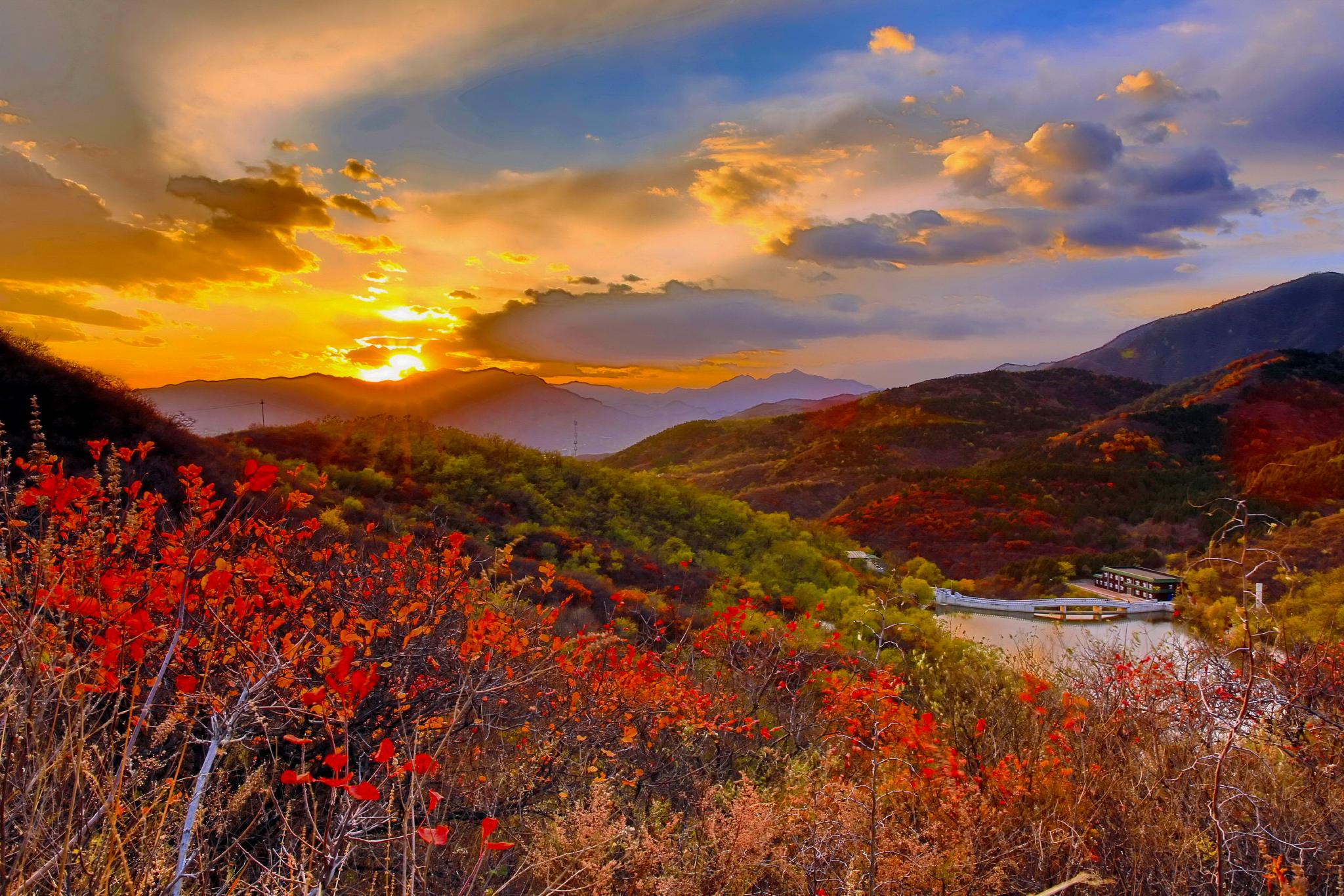 北京西山国家森林公园第十二届红叶文化节开幕_新浪财经_新浪网