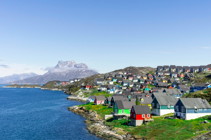 格陵兰首府努克.来自格陵兰旅游局网站